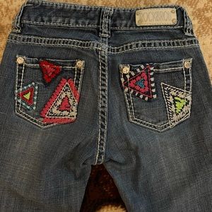 Size 12 Rock & Roll girls bootcut jeans